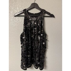 Grace Karin Women's Sequin Halter Tank Top Size Medium